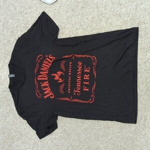 Jack Daniels T-Shirt - Black and Red - Size Small
